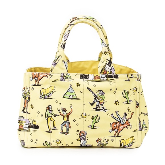 Prada Medium Canapa Tote - Picture 5 of 7